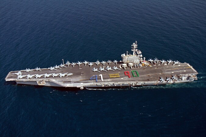 De USS George HW Bush.