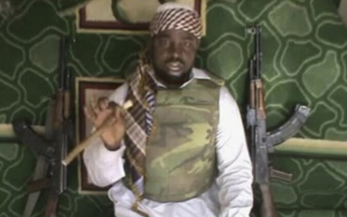 Boko Haram-leider Abubakar Shekau.