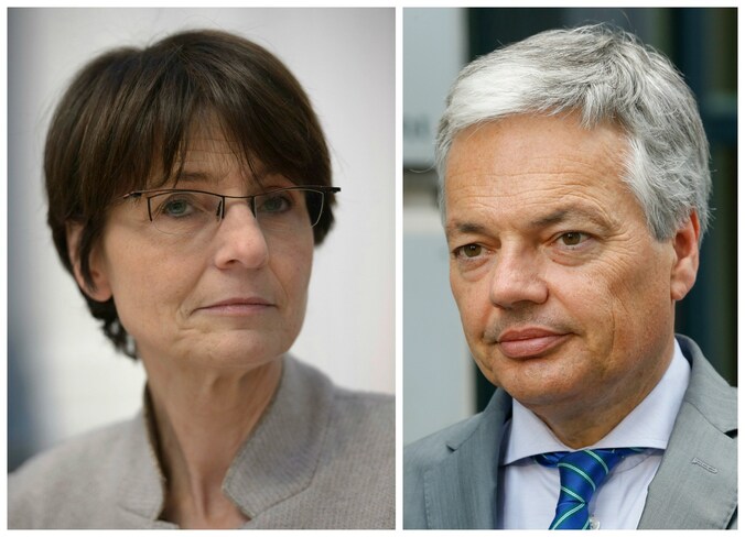 Marianne Thyssen (CD&amp;V) en Didier Reynders (Open Vld).