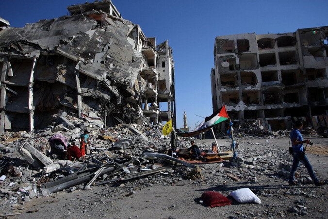 Het explosief was enkele dagen geleden door Israël afgevuurd, maar was toen niet ontploft.