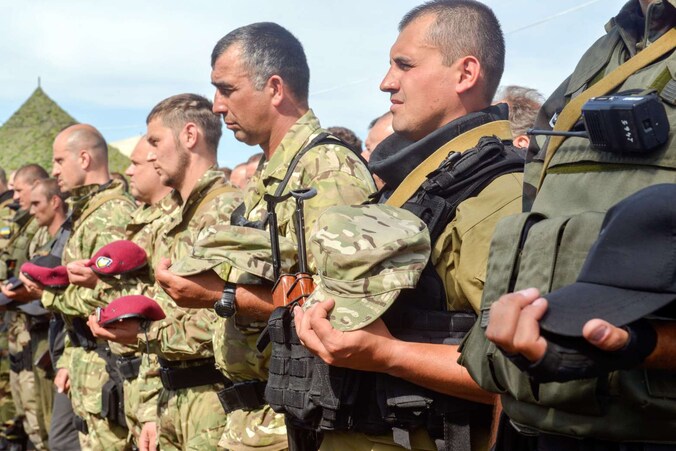 Oekraïense militairen.