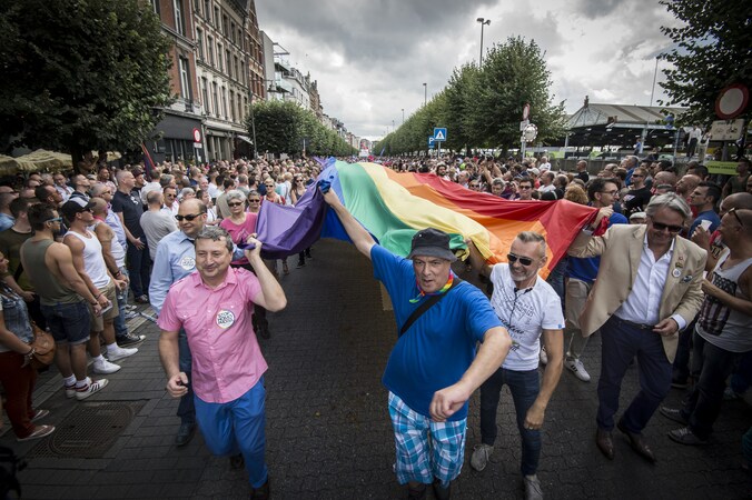 Antwerp Pride parade eerder deze maand.