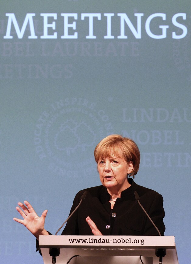 De Duitse bondskanselier Angela Merkel.