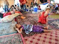 Iraakse kinderen in vluchtelingenkamp Turkije.