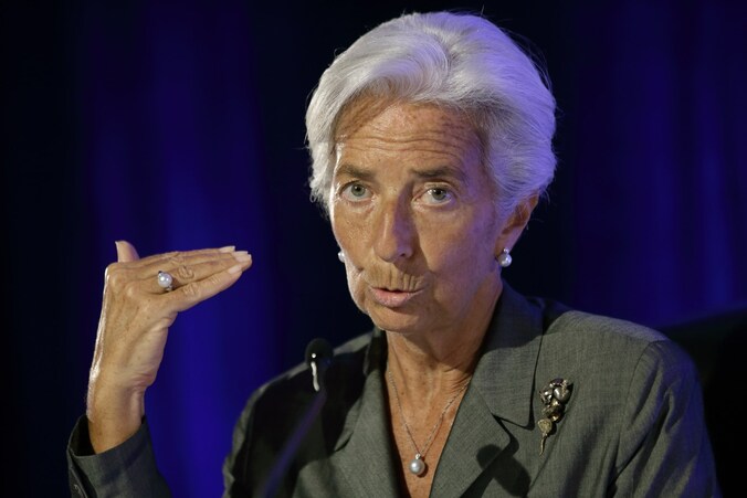 Directeur van het IMF Christine Lagarde.