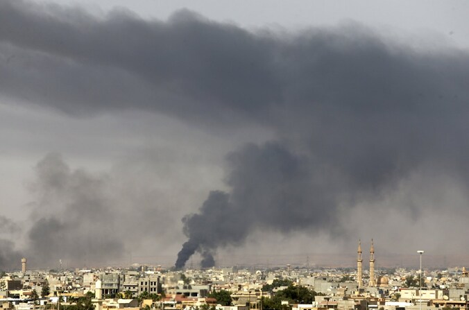 In Benghazi, in het oosten van Libië, vielen al tientallen doden tijdens de recente gevechten.
