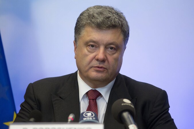 De Oekraïense president Petro Porosjenko.
