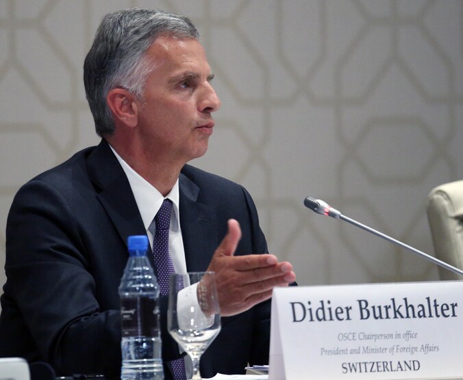 OVSE-voorzitter Didier Burkhalter.