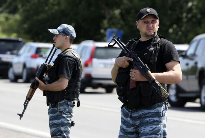 Pro-Russische separatisten in Donetsk