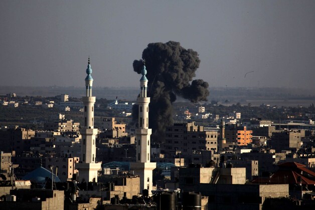 Eerder vandaag werd Gaza nog getroffen door een Israëlische luchtaanval.