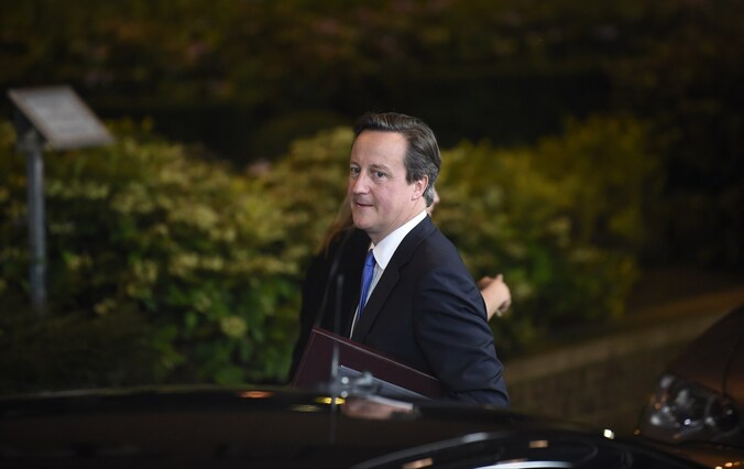 De Britse premier David Cameron
