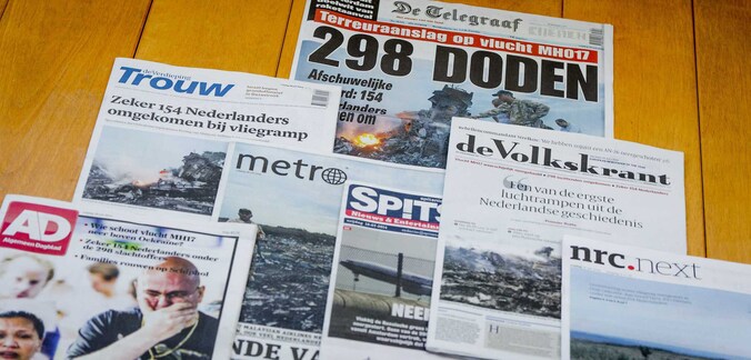 Nederlandse kranten beschrijven de schokgolf die de ramp bij onze noorderburen heeft veroorzaakt.