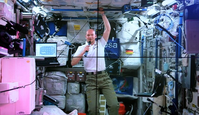 Duitse astronaut Alexander Gerst.