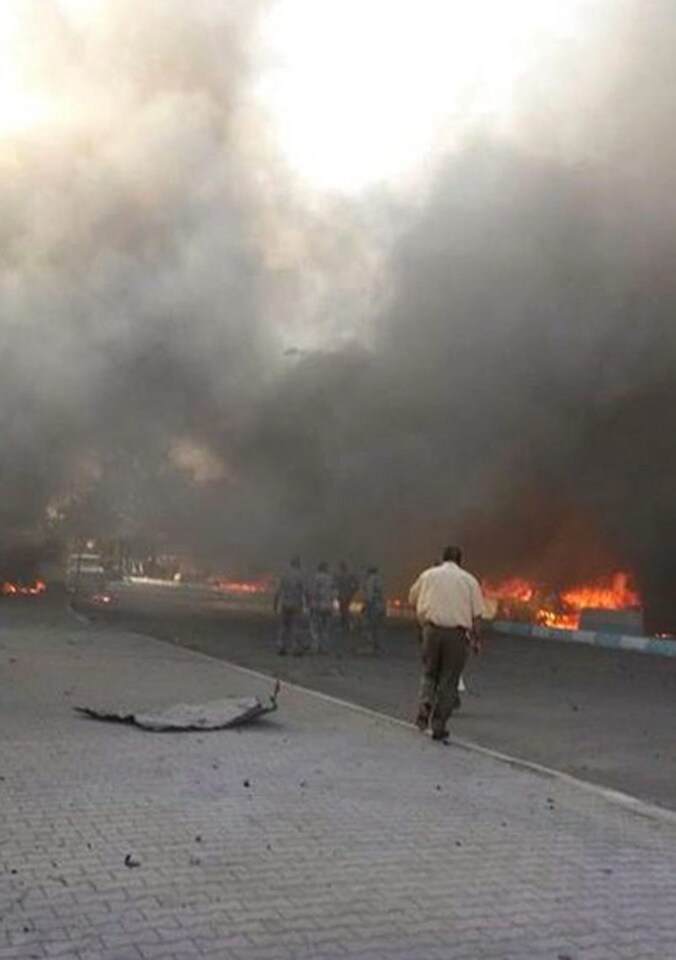 Explosies in Bagdad.