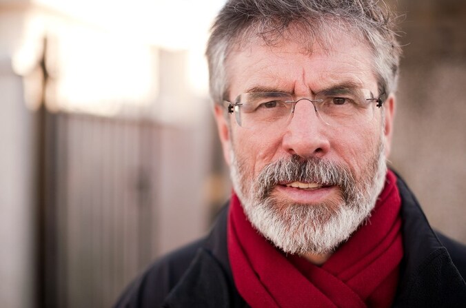 Leider van Sinn Fein Gerry Adams.