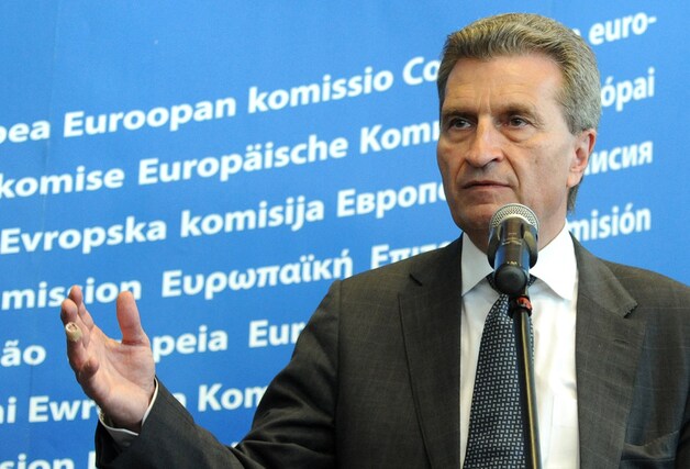 Eurocommissaris Günther Oettinger.