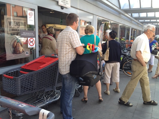 De winkel in Diest is met sluiting bedreigd.