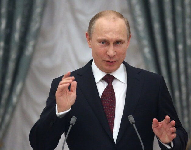 De Russische president Vladimir Poetin.