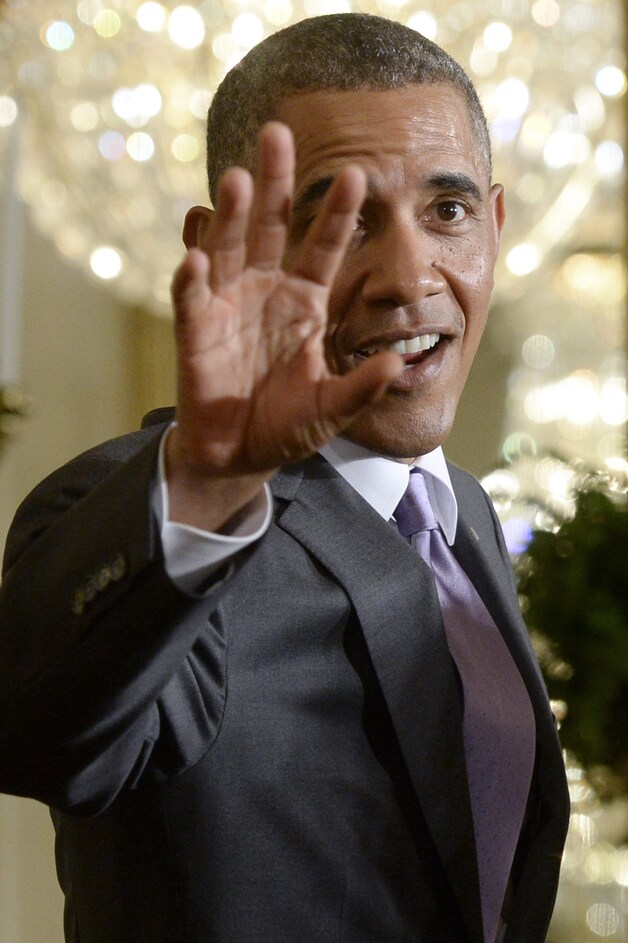 De Amerikaanse president Barack Obama.