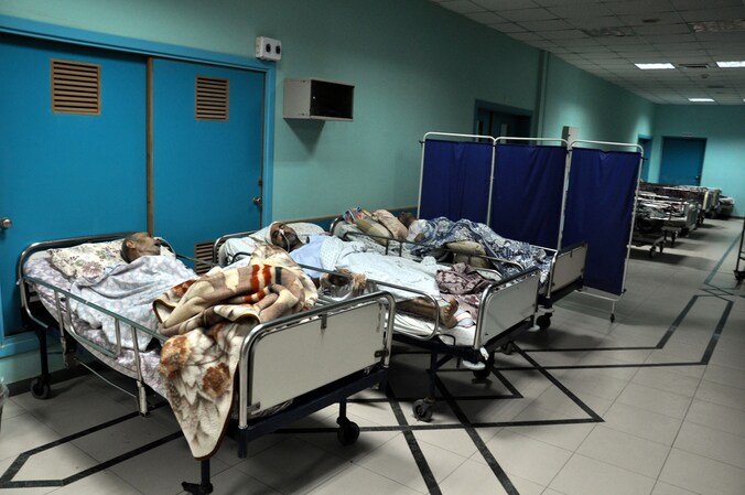 Israël bombardeerde het Al-Wafaziekenhuis in Gaza.