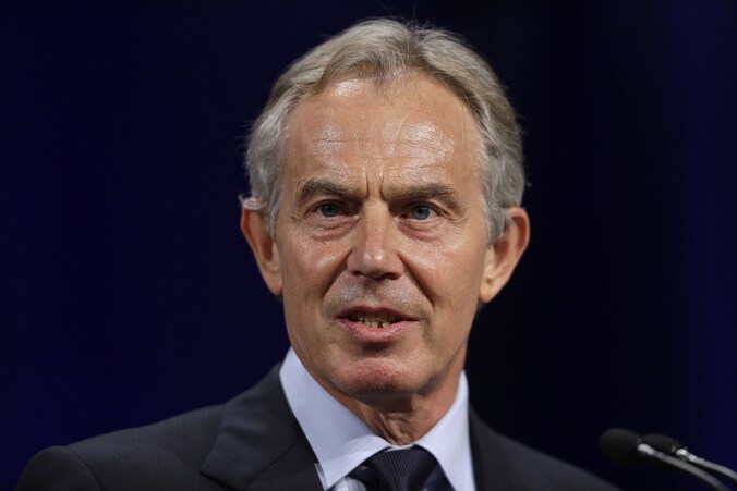 Voormalige Brits premier, Tony Blair.