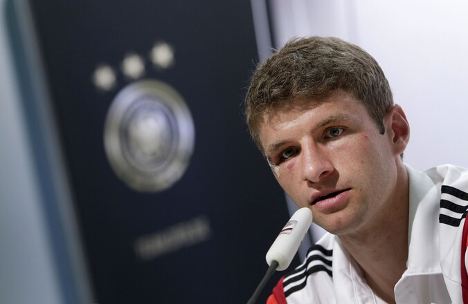 Ook deze Thomas Muller geraakt tijdig fit voor de wedstrijd tegen de VS.