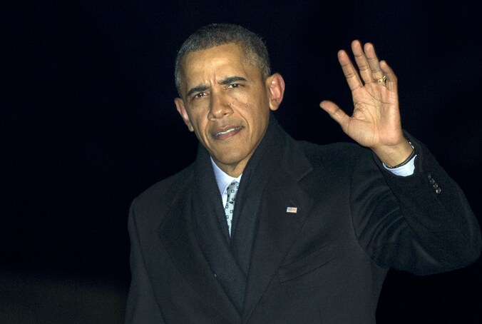 De Amerikaanse president Barack Obama.