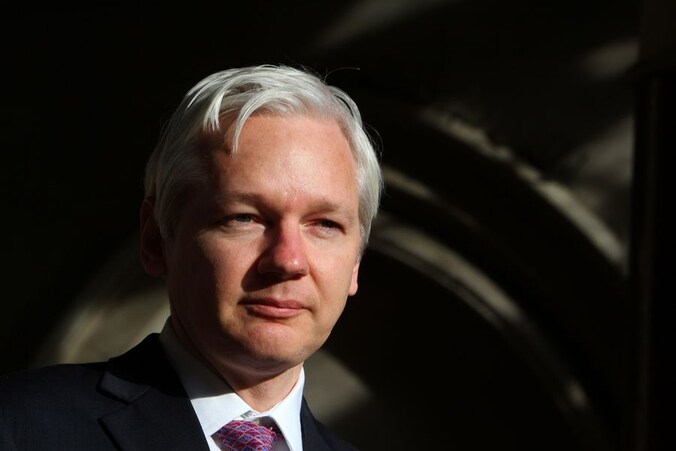 De oprichter van WikiLeaks Julian Assange.
