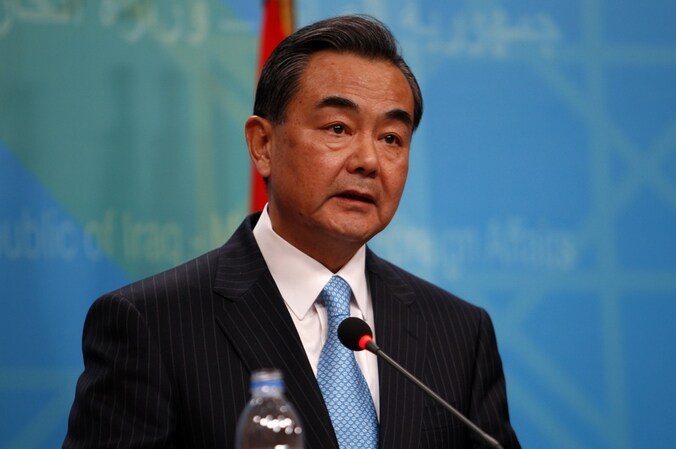De Chinese minister van Buitenlandse Zaken Wang Yi.