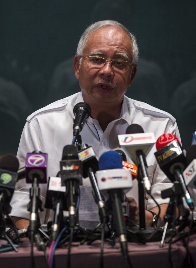 De Maleisische premier Najib Razak.