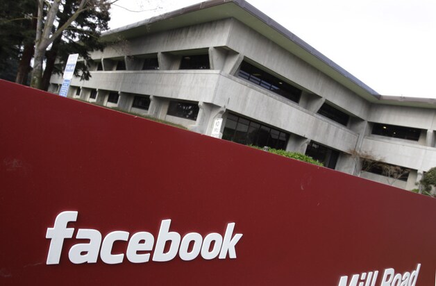 Het Facebook-hoofdkantoor in Palo Alto, Californië.