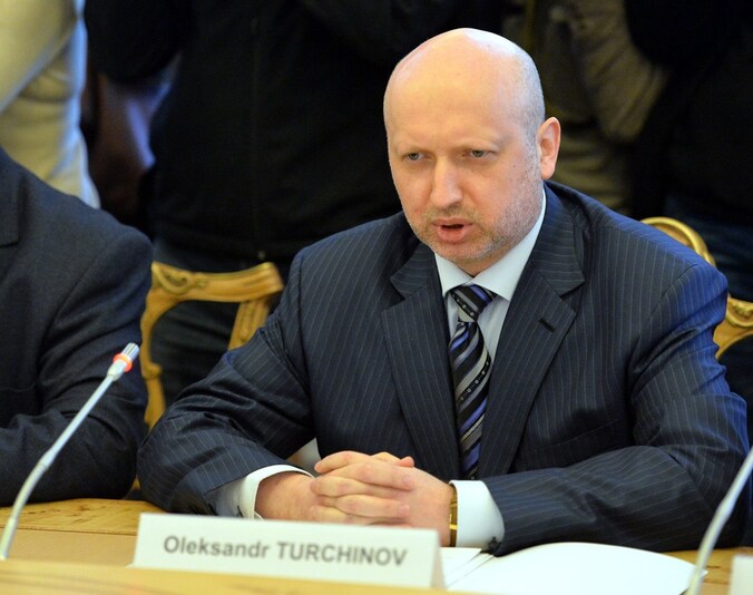 Interim-president Oleksandr Toertsjinov.