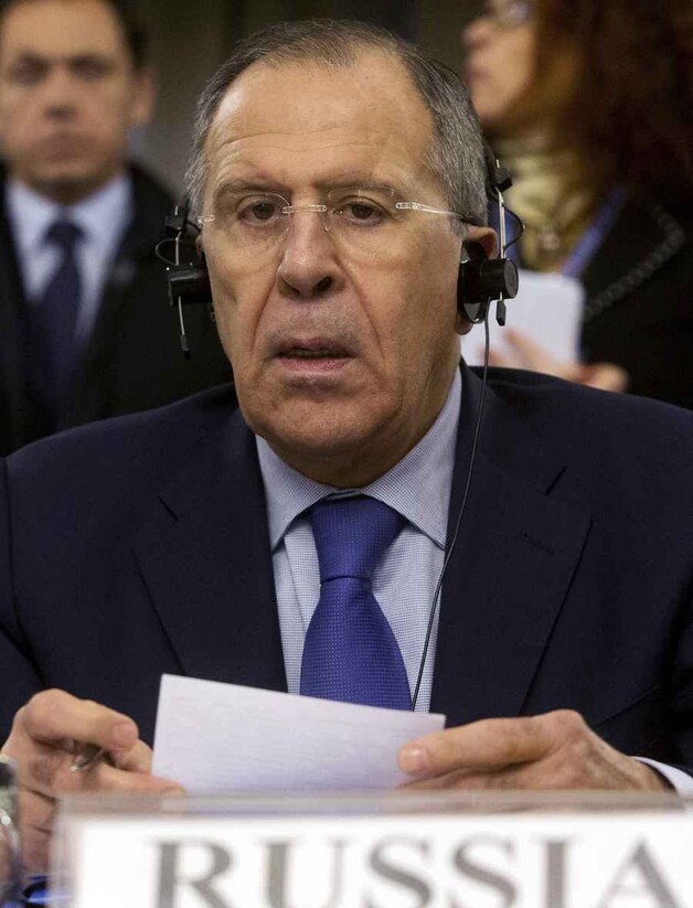 Russisch minister Sergej Lavrov