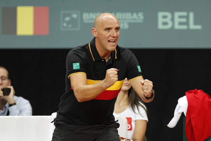 Davis Cup-kapitein Johan Van Herck.