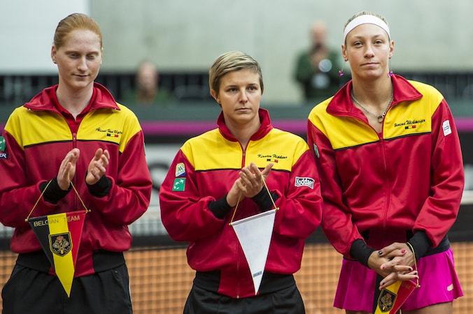 Van Uytvanck, Flipkens en Wickmayer.