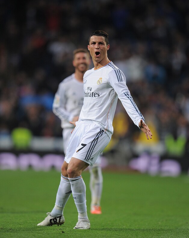 Cristiano Ronaldo scoorde zijn 29ste en 30ste treffer van het seizoen.