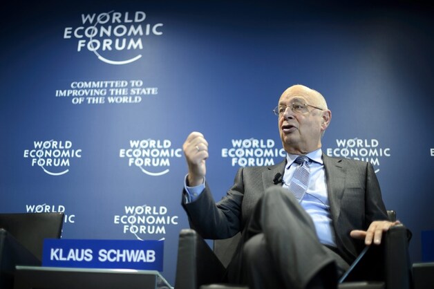 Klaus Schwab, de Duitse oprichter van het World Economic Forum. De conferentie gaat woensdag van start.