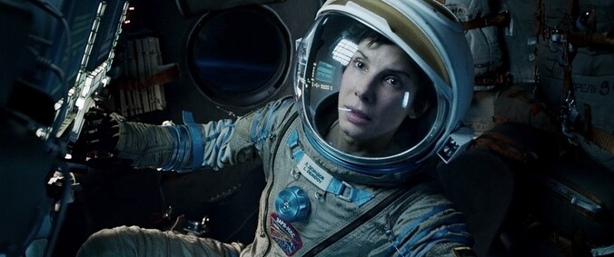 Sandra Bullock in 'Gravity'.