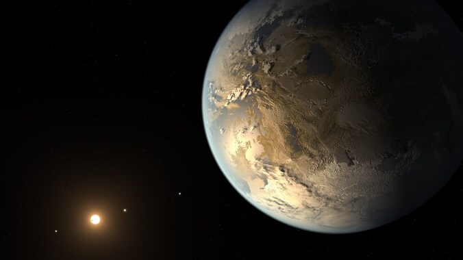 Zo zou Kepler-186f er ongeveer moeten uitzien.