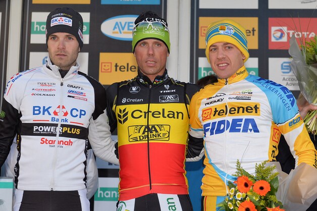 De eindzege in de Superprestige was voor Nys, die vandaag derde werd voor Albert, pas zevende in Middelkerke, en Meeusen.