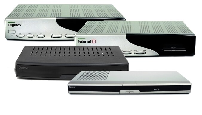 Wie een van deze digicorders of digiboxen heeft, kan vanaf 2 september geen digitale televisie meer kijken.