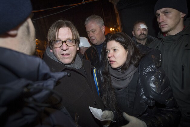 Verhofstadt en zangeres Ruslana.