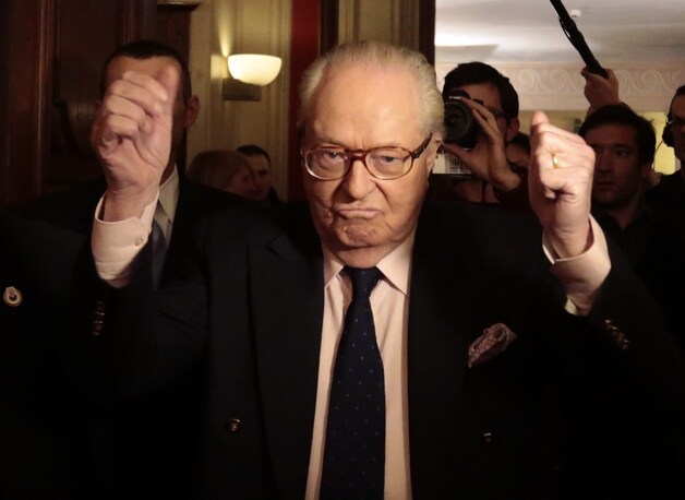 Oprichter Jean-Marie Le Pen (85).