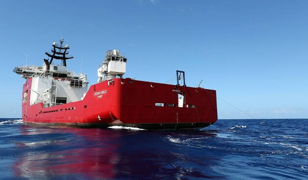 Het Australische schip Ocean Shield voer vanaf 30 maart naar de zoeklocatie.