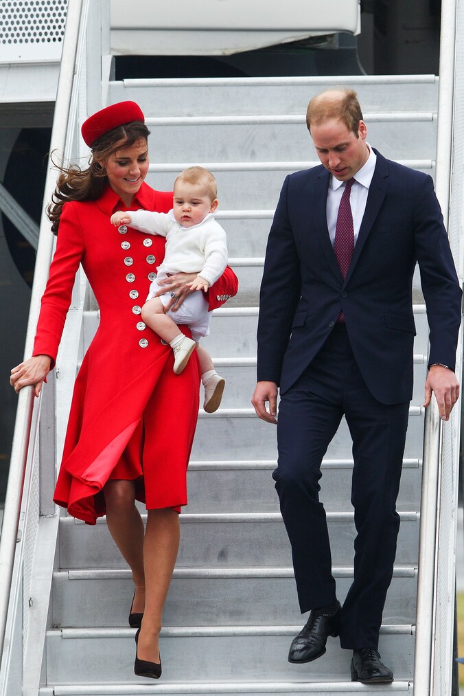 Het Britse koninklijke gezin, gezamenlijk op dienstreis.