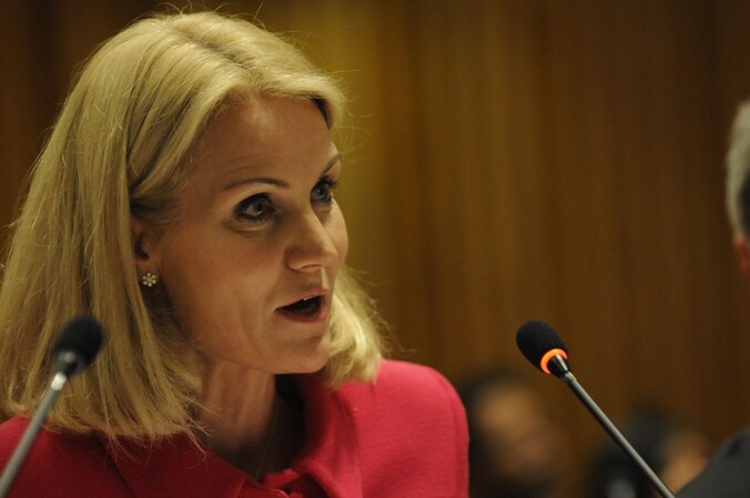 De Deense premier Helle Throning-Schmidt.