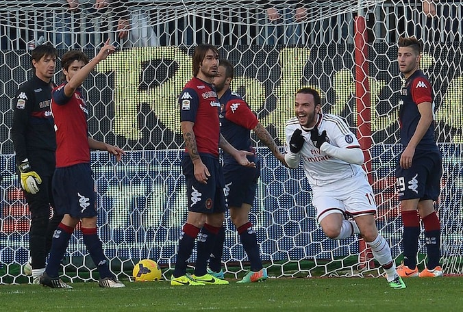 Pazzini bezorgt de rossoneri in extremis nog de winst.