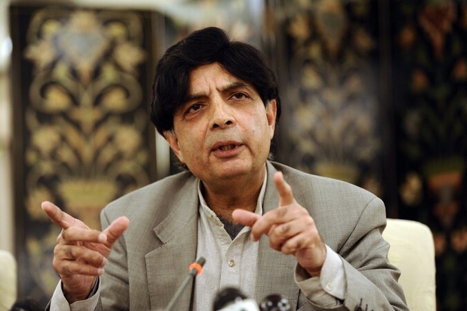 Chaudry Nisar, Pakistaans minister van Binnenlandse Zaken.