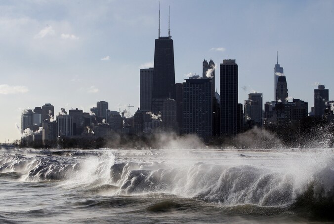 In Chicago dreigt het kwik af te glijden tot min twintig.