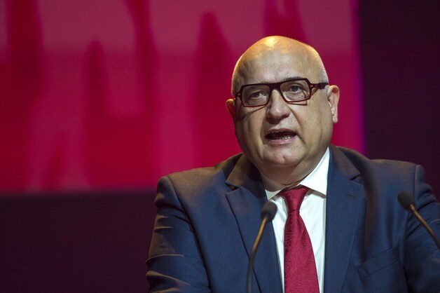 Rudy De Leeuw is herverkozen als ABVV-voorzitter.